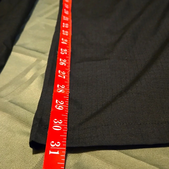 W "Multi-Bag" Unisex Black Ripstop Stretch Waist Tactical Cargo Pants Size L - Picture 13 of 16